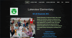 Desktop Screenshot of lakeview.sd28.bc.ca