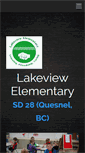 Mobile Screenshot of lakeview.sd28.bc.ca